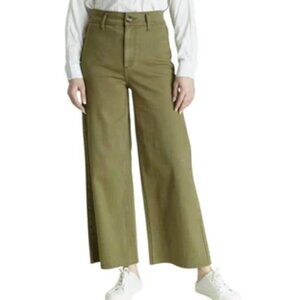 OAT NEW YORK high rise wide leg jeans in martini olive size 29 NWT